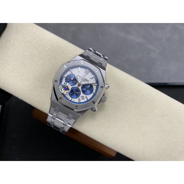 Audemars Piguet Royal Oak Chronograph 26315ST White Blue Dial 1:1 Best Replica APSF 38mm