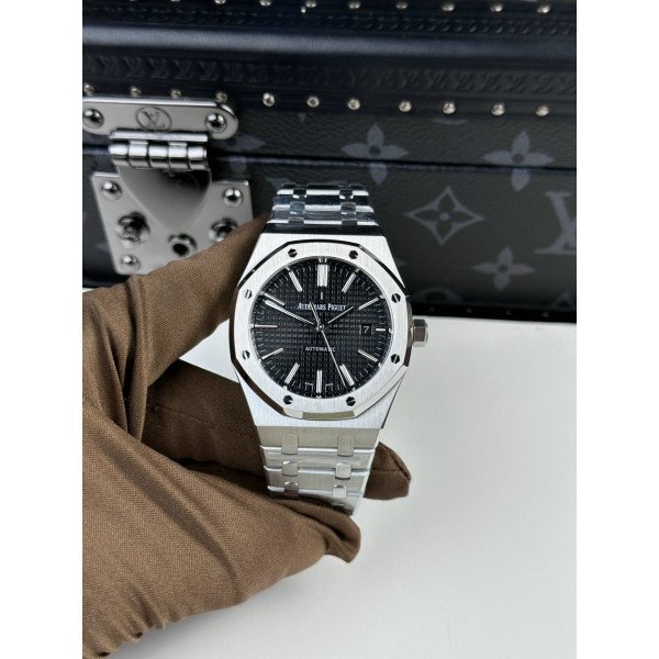 Audemars Piguet Royal Oak 15400ST Black Dial Best Replica APS Factory 41mm
