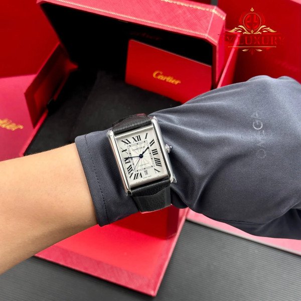 Cartier Tank Must WSTA0040 Extra Large Silver Dial Best Replica AF 31mm x 41mm