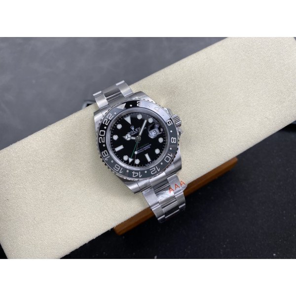 Rolex GMT-Master II 126710GRNR Bruce Wayne Black & Grey Ceramic Bezel Oyster Bracelet Super Clone 40mm