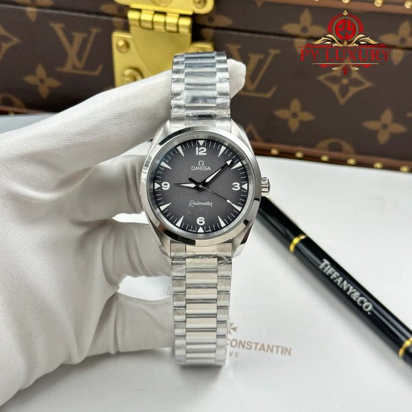 Omega Seamaster Railmaster 235.10.38.20.06.001 Steel Grey Dial Best Replica VSF 38mm
