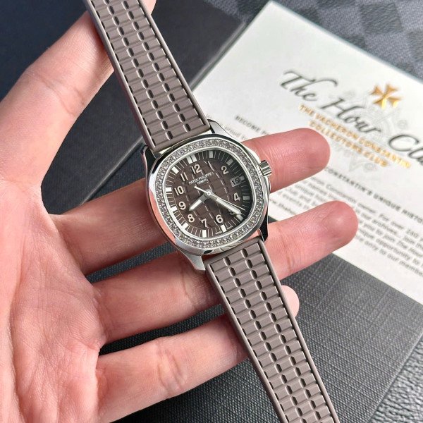 Patek Philippe Aquanaut 5067A-023 Brown Dial Quartz 1:1 Replica PPF 35.6mm