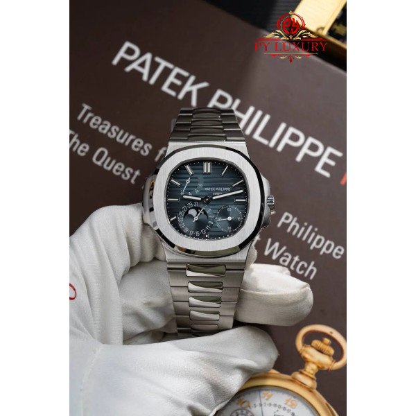 Patek Philippe Nautilus 5712/1A-001 Blue Dial Custom 1:1 ACE Movement Exclusive Quality 40mm