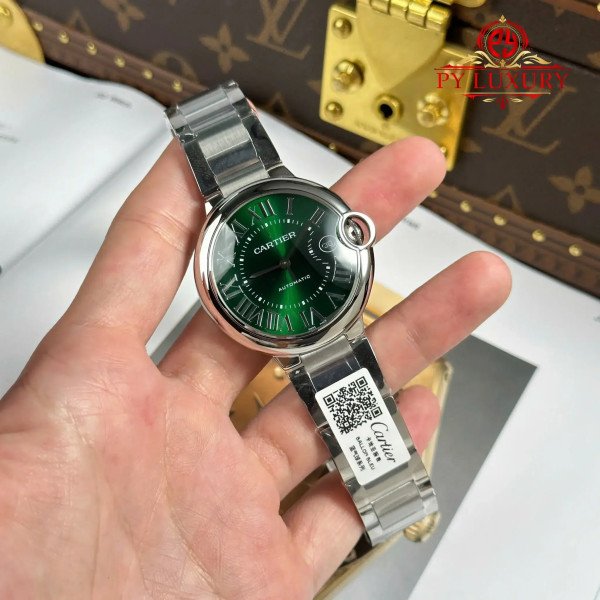 Cartier Ballon Bleu de Cartier CRWSBB0071 Green Dial Best Replica AF 40mm