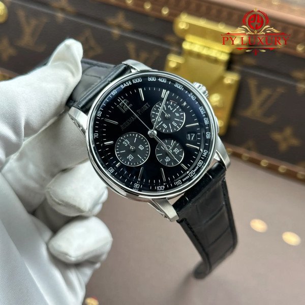 Audemars Piguet Code 11.59 Chronograph 26393BC White Gold Black Dial Leather Strap 1:1 Best Replica APSF 41mm