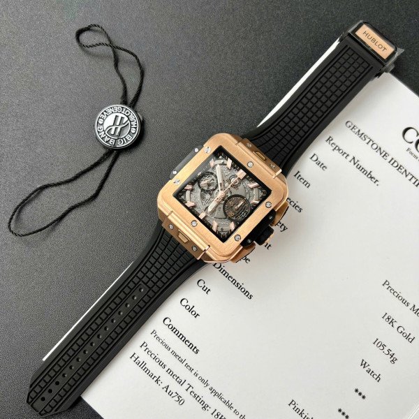 Hublot Square Bang Unico King Gold Best Quality Replica BBF 42mm