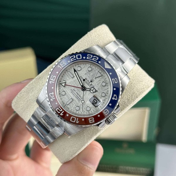 Rolex GMT-Master II 126719BLRO Meteorite Dial Oyster Bracelet Best Replica C+ Factory 40mm