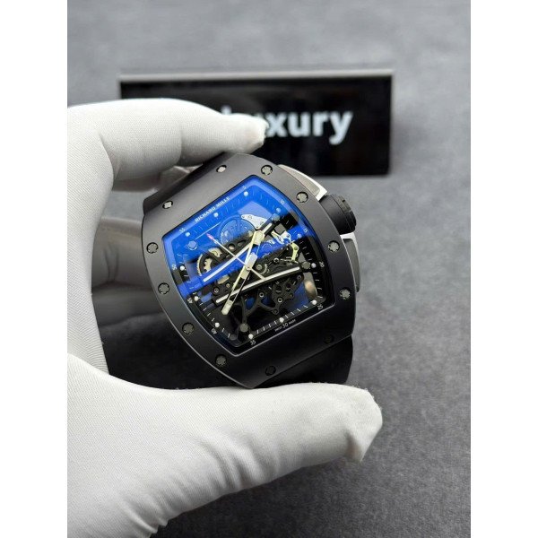 Richard Mille RM61-01 Yohan Blake All Black 1:1 Custom Made Vaucher Movement Exclusive Quality 42.7mm x 50.23mm