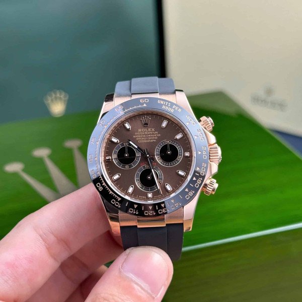 Rolex Daytona 116515LN-0041 Chocolate Dial 18K Gold Wrapped Best Replica 40mm