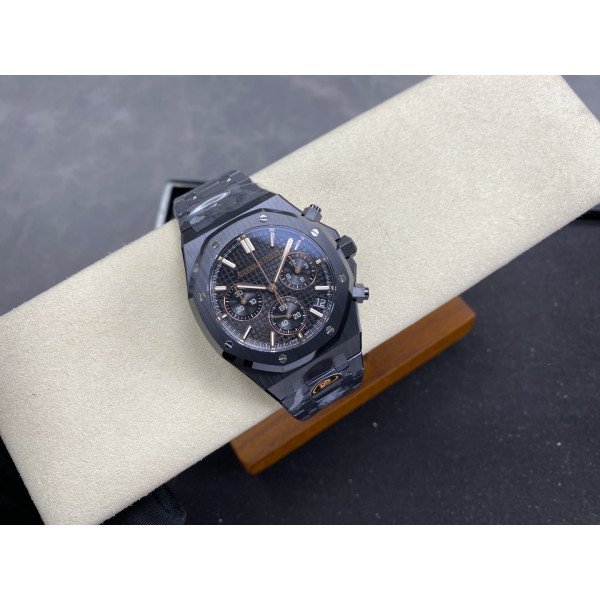 Audemars Piguet Royal Oak Chronograph 26240CE Black Ceramic 1:1 Best Edition Super Clone 41mm (Free Sprung)