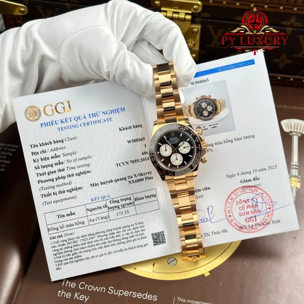 Rolex Cosmograph Daytona 126525LN Le Mans 18K Rose Gold Plating Gained Weight Best Replica 198g QF 40mm (Free Sprung)