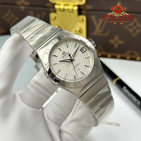 Omega Constellation Co-Axial 123.10.38.21.02.003 Silver Dial 1:1 Best Replica 38mm