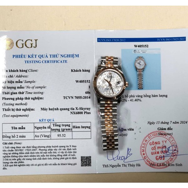 Rolex Datejust 278271 Silver Floral Dial Two Tone 10K Rose Gold Wrapped Jubilee Best Replica 31mm