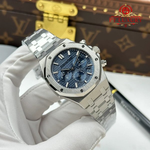 Audemars Piguet Royal Oak Chronograph 26715ST Blue Dial 1:1 Best Clone APSF 38mm
