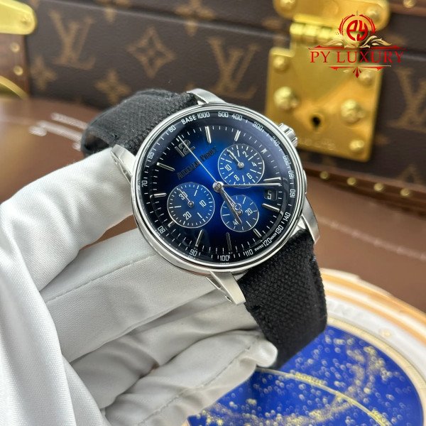 Audemars Piguet Code 11.59 Chronograph 26393BC Smoked Blue Dial Textile Strap 1:1 Best Replica APSF 41mm