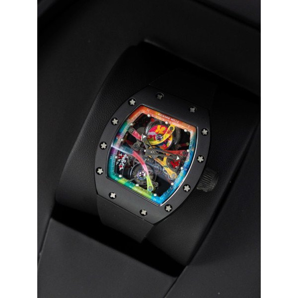 Richard Mille RM68-01 Tourbillon Cyril Kongo Black Ceramic Best Replica 52.24 x 42.70mm