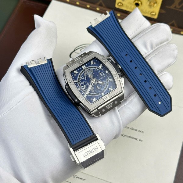 Hublot Spirit of Big Bang Titanium Blue Dial 1:1 Best Replica BBF 42mm