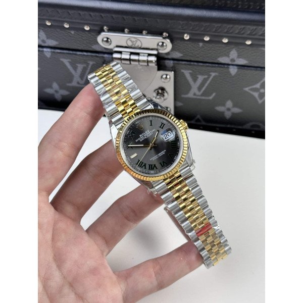 Rolex Datejust Wimbledon Two Tone Yellow Gold Jubilee Top Quality Replica 36mm