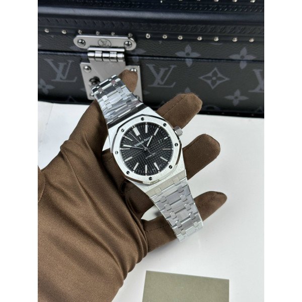 Audemars Piguet Royal Oak 15400ST Black Dial Best Replica APS Factory 41mm