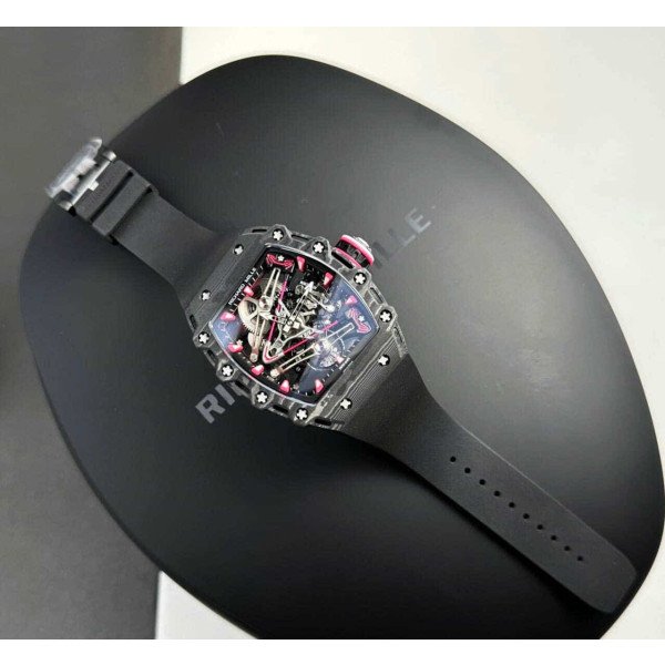 Richard Mille RM38-02 Tourbillon Bubba Watson Black Carbon TPT Best Replica