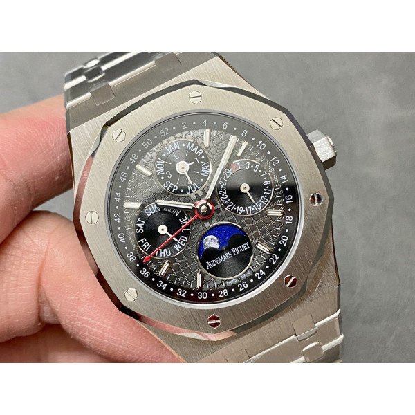 Audemars Piguet Royal Oak Perpetual Calendar 26574ST Grey Dial Best Replica 41mm