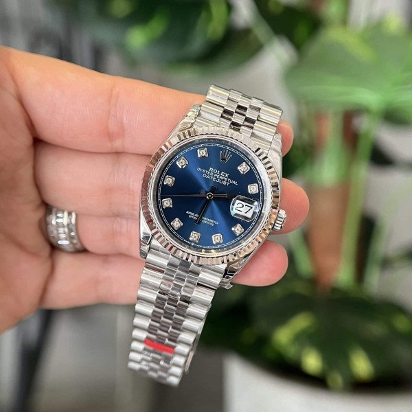 Rolex Datejust 36 126234-0037 Blue Diamond Dial Jubilee Top Quality Replica VS Factory