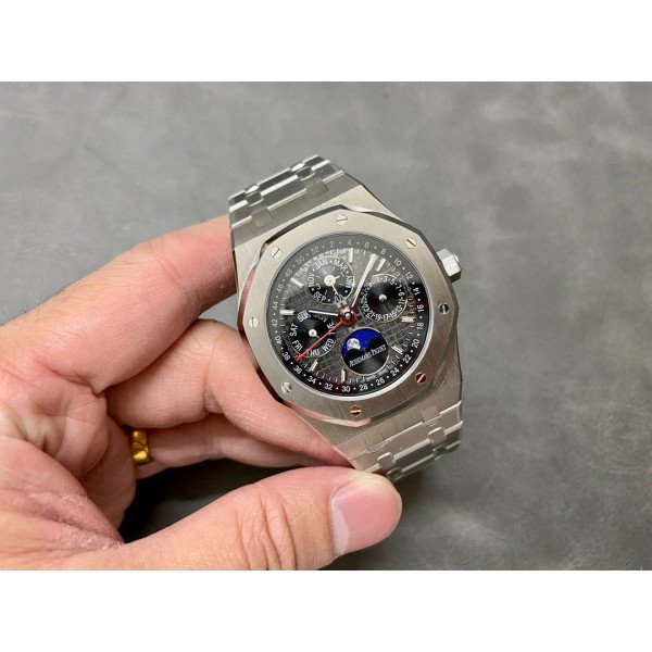 Audemars Piguet Royal Oak Perpetual Calendar 26574ST Grey Dial Best Replica 41mm