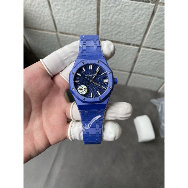 Audemars Piguet Royal Oak 15500 Blue Ceramic Starry Sky Dial 1:1 Best Replica APSF 41mm