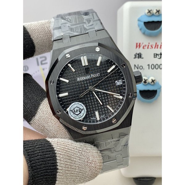 Audemars Piguet Royal Oak 15500 Black Ceramic Black Dial 1:1 Super Clone APSF 41mm