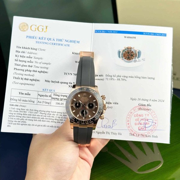 Rolex Daytona 116515LN-0041 Chocolate Dial 18K Gold Wrapped Best Replica 40mm