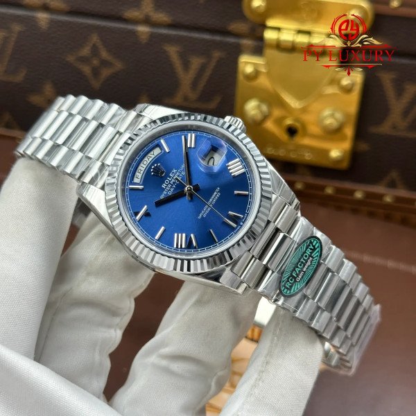 Rolex Day-Date 228239-0007 Bright Blue Dial 1:1 Super Clone 210g RC Factory 40mm