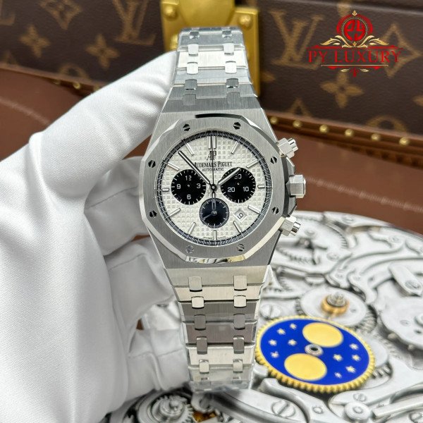 Audemars Piguet Royal Oak Chronograph 26331ST White Dial 1:1 Best Replica APSF 41mm