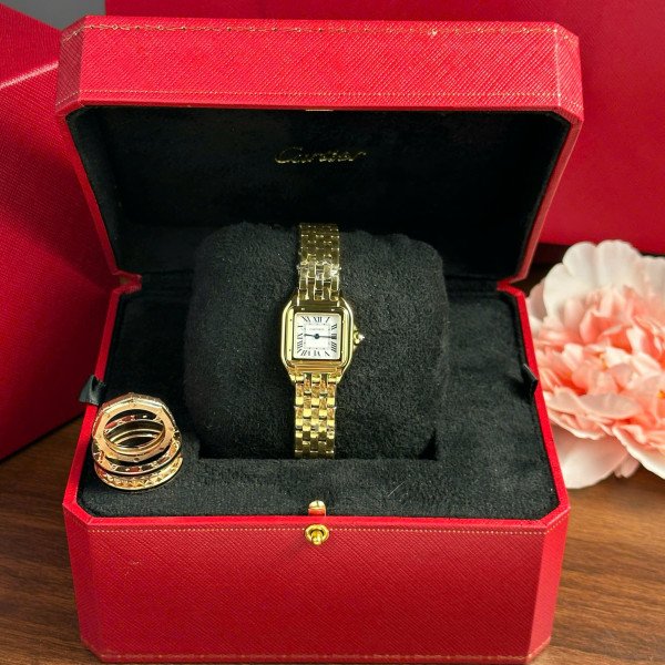 Cartier Panthère WGPN0047 Ladies Small Model Yellow Gold Replica BVF 22mm x 30mm