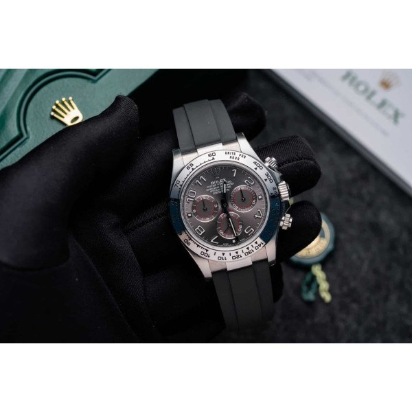 Rolex Daytona 116519 Grey Arabic Dial Oysterflex Super Clone 40mm