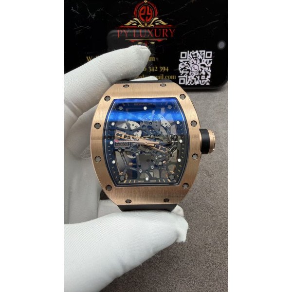 Richard Mille RM035 Gold Toro Custom Made 18K Solid Gold Vaucher Movement Exclusive Quality 39.7mm x 48mm