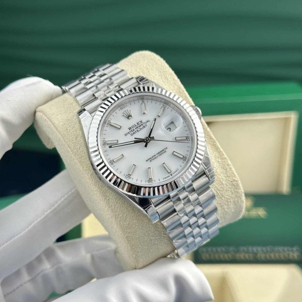 Rolex Datejust 126334 White Luminous Dial Jubilee Best Quality Replica VSF 41mm