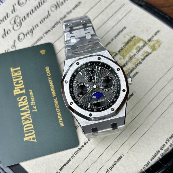 Audemars Piguet Royal Oak Perpetual Calendar 26574ST Black Dial Replica 41mm