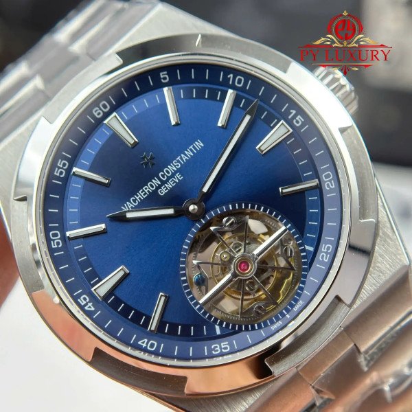 Vacheron Constantin Overseas 6000V Tourbillon Blue Dial Best Replica BBR 42.5mm