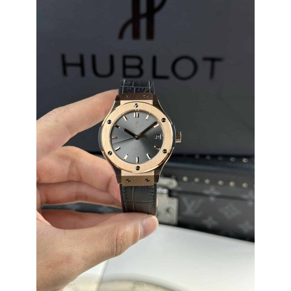 Hublot Classic Fusion King Gold Grey Dial Best Replica JJF 38mm
