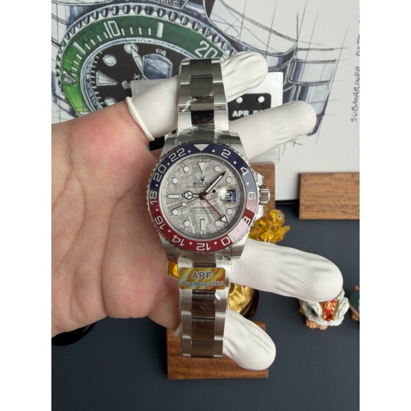 Rolex GMT-Master II 126719BLRO-0002 Meteorite Dial 1:1 Best Quality Replica ARF V3 40mm