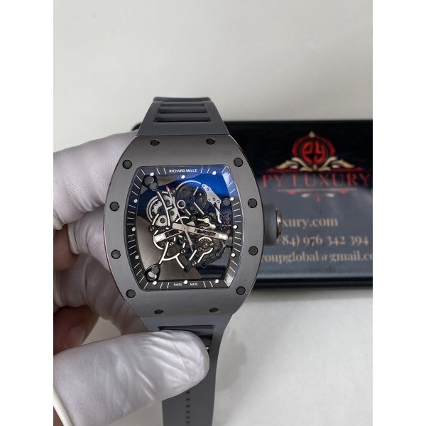 Richard Mille RM055 Titanium All Grey Limited Edition 1:1 Custom Made Replica Super Clone 42.7mm