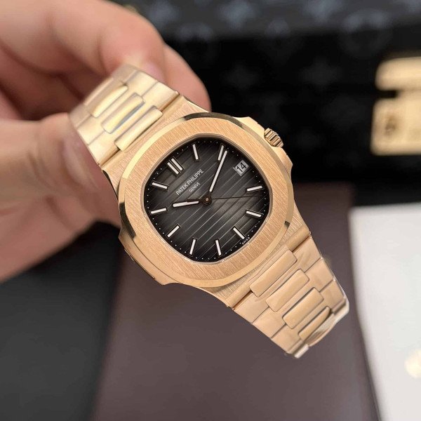 Patek Philippe Nautilus 5711/1R Rose Gold Grey Dial Super Clone 3K Factory 40mm