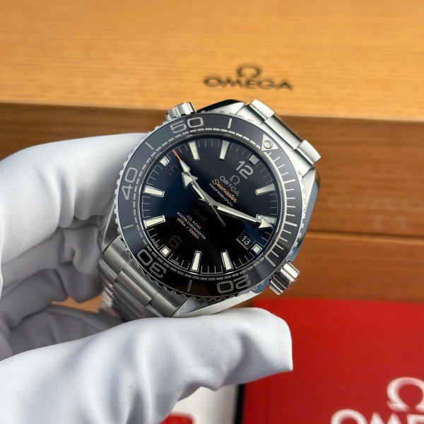 Omega Seamaster Planet Ocean 6000M Black Dial Steel Bracelet Super Clone VSF 43.5mm