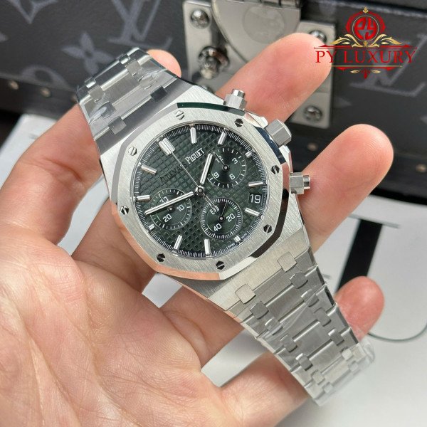 Audemars Piguet Royal Oak Chronograph 26240ST Green Dial 1:1 Best Replica Super Clone 41mm