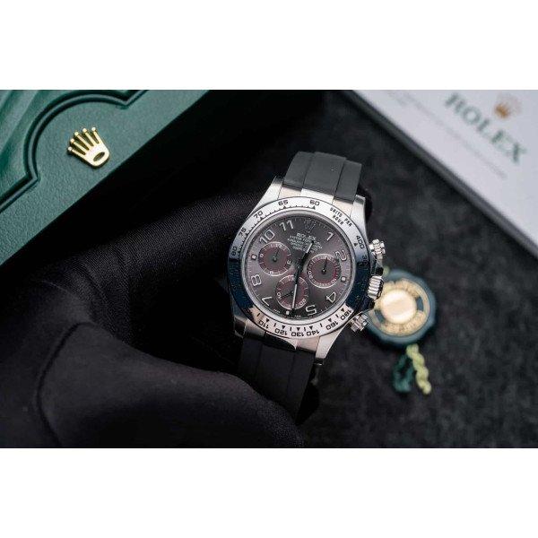 Rolex Daytona 116519 Grey Arabic Dial Oysterflex Super Clone 40mm