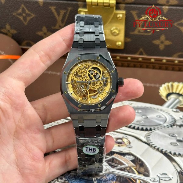 Audemars Piguet Royal Oak 15416CE Openworked Ceramic Pink Gold-Toned Dial 1:1 Best Replica THB 41mm