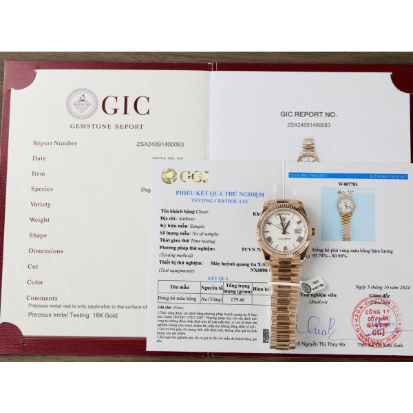 Rolex Day-Date 228235-0032 White Roman Index Dial 18K Rose Gold Wrapped Best Replica V3 GMF 40mm