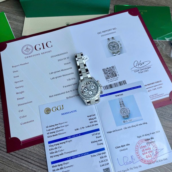 Rolex Daytona Eye of the Tiger Metal Bracelet Custom Moissanite Best Replica 40mm