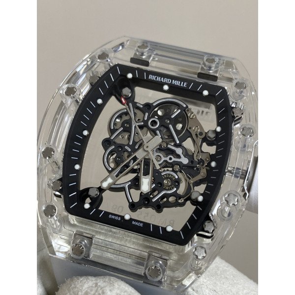 Richard Mille RM055 AET Remould Richard Mille Sapphire Best Replica Sonic Factory 42.7mm