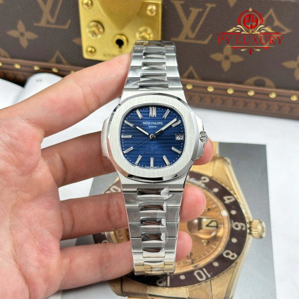 Patek Philippe Nautilus 5711 1P-001 Blue Dial 40th Anniversary Super Clone Top Quality BBF 40mm